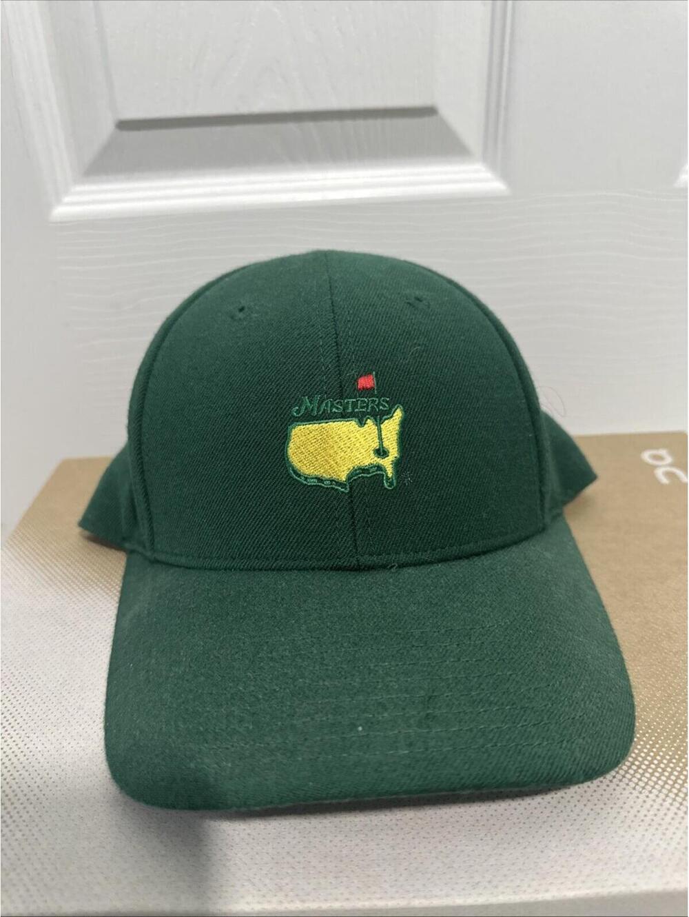 Masters Green Fitted Golf Hat 7 1/4 by Crows Nest- Wool Collection Never Worn.